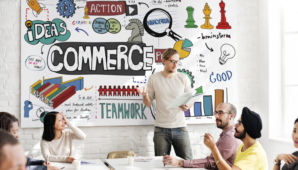 Commerce Business Marketing Strategy Finance Concept